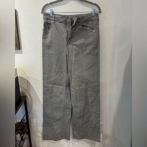 ASOS Women's High Waisted Boot Cut Gray Jeans